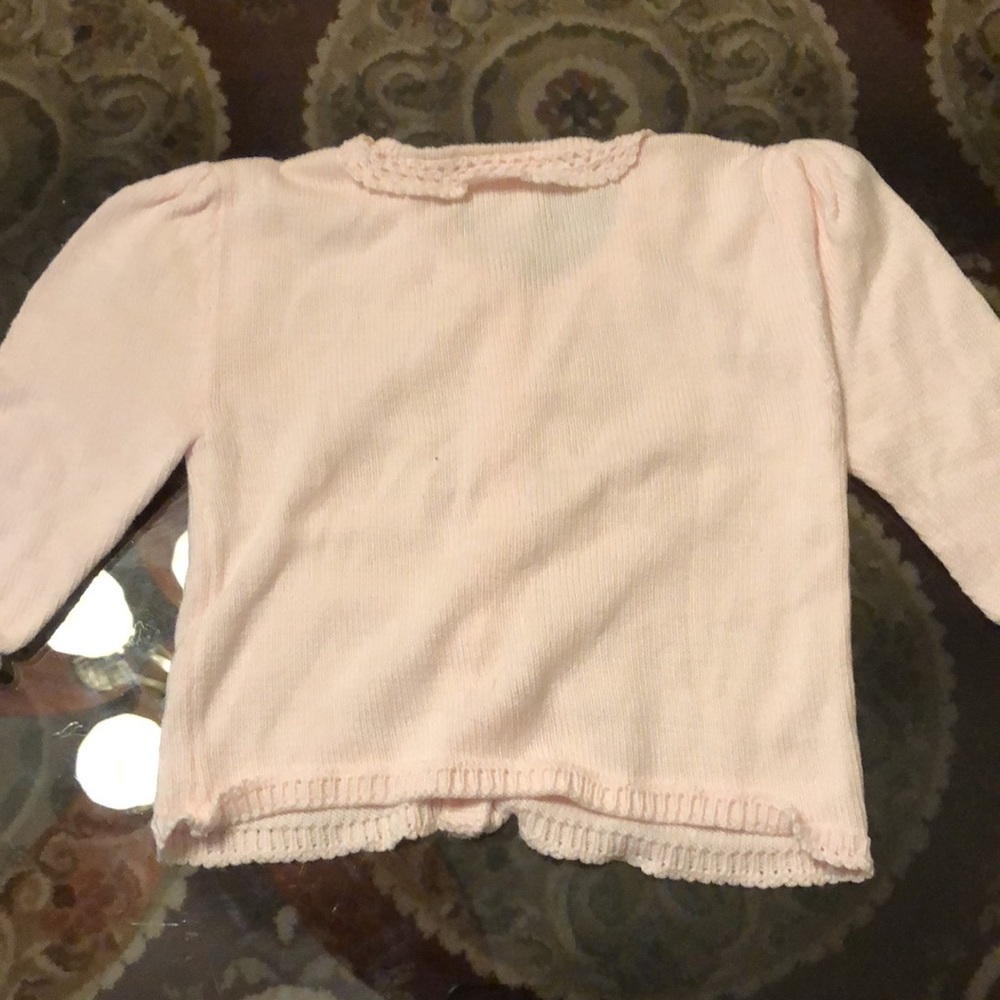 Renzo Cotton pink cardigan - Picture 3 of 3